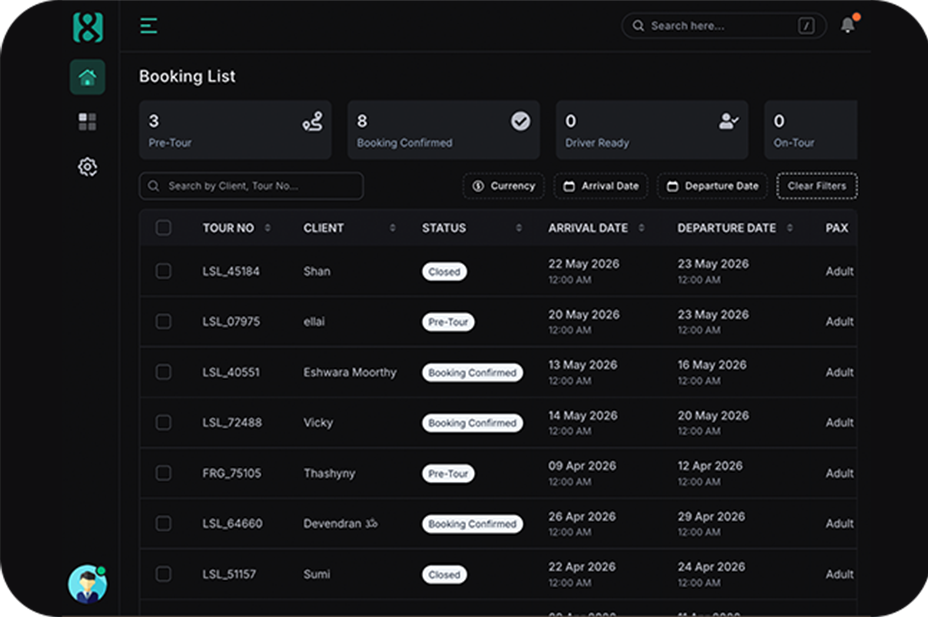 Track Every Booking